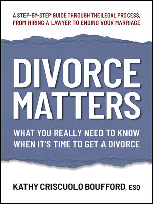 cover image of Divorce Matters